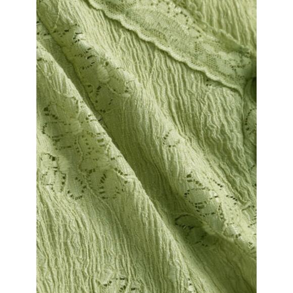 Cider Sage Green Ruffled Lace Tank Top – NWOT – Size XL - Picture 7 of 14